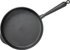 Skeppshult Servierpfanne 28cm Mit Schwarzem Esche-Holzgriff, Gusseisen