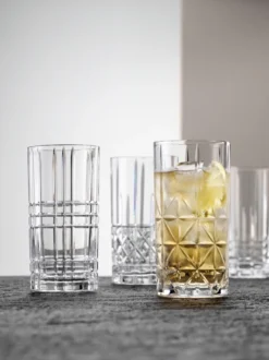 Nachtmann 0097784-0 Longdrinkbecher 'Highland' Kristallglas, 375 Ml, H: 15,1 Cm, ø 7,7 Cm, Transparent, 4-teilig (1 Set) -Küchenbedarf Geschäft f173f80327e7686497f2f5ab30ffe20c