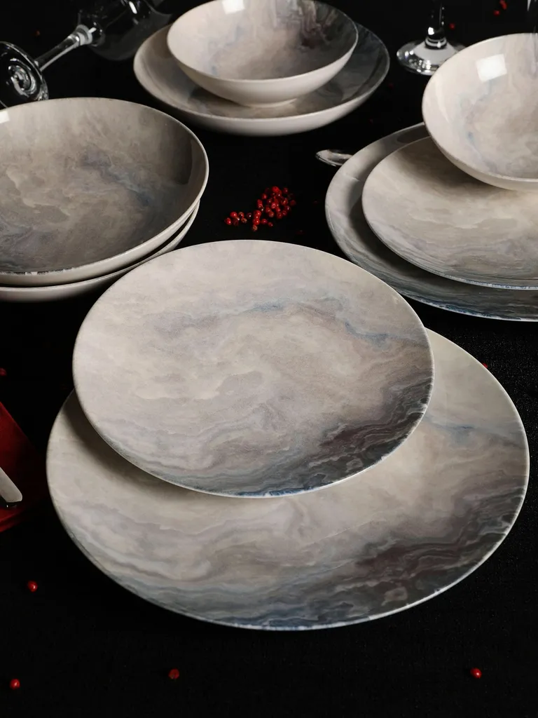 Hermia Concept, Erika,(24 Stücke), Abendessen , Mehrfarbig, 100% Porzellan 13 Hermia Concept, Erika,(24 Stücke), Abendessen , Mehrfarbig, 100% Porzellan – Bild 11