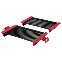 Xavax 2x Grillplatte F. Mikrowelle Grillrost Grill Grillgitter Bratpfanne Grillpfanne