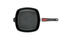 WOLL 'Diamond LITE Induktion Steakpfanne Viereckig, AS 28x28cm, H 4cm Mit Rillen -Küchenbedarf Geschäft f96faaa557c80c9a3adf45b9d541c878