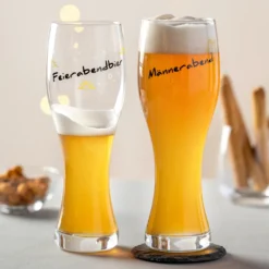 Leonardo Weizenbierglas Feierabend 0,5l -Küchenbedarf Geschäft fb35e89da96c49b861b5937030e5cf4e