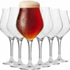 KROSNO Avant-Garde Bier-Tulpen Bier-Gläser, 6er-Set, 420 Ml