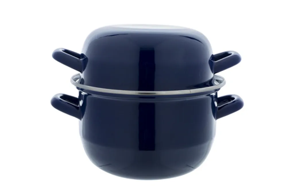 Muscheltopf - Blau - 1,2 Kg - 2,8 L - 18 Cm - Inox 3 Muscheltopf - Blau - 1,2 Kg - 2,8 L - 18 Cm - Inox