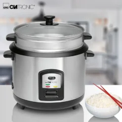 Clatronic Reis-Kocher Multi-Kocher Dampf-Garer 700 W + Löffel RK 3567 -Küchenbedarf Geschäft fdec7529302200c79c4cdd2bf62c2104