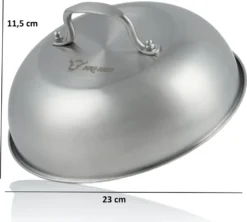 BBQ-Toro Edelstahl Wärmeglocke | Ø 23 Cm | Servierglocke, Glosche, Burgerglocke 8 BBQ-Toro Edelstahl Wärmeglocke | Ø 23 Cm | Servierglocke, Glosche, Burgerglocke -Küchenbedarf Geschäft fe06cee91b9bff3df31e771406ad572d
