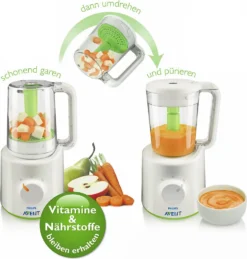 PHILIPS AVENT AVENT 2-in-1 Babynahrungszubereiter -Küchenbedarf Geschäft fe50e5effb243890a01d0f7df25c1ddc