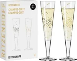 Goldnacht Champagnerglas-Set H22 Von Ritzenhoff Design Team -Küchenbedarf Geschäft fe9cd2fc4ceead041ec47ebf95eed7f1